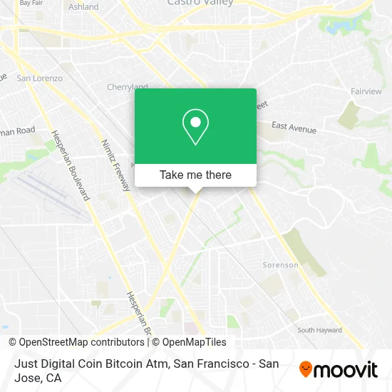 Just Digital Coin Bitcoin Atm map