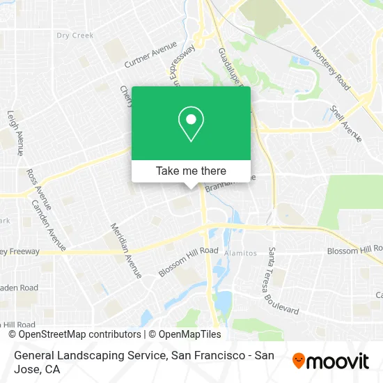 General Landscaping Service map