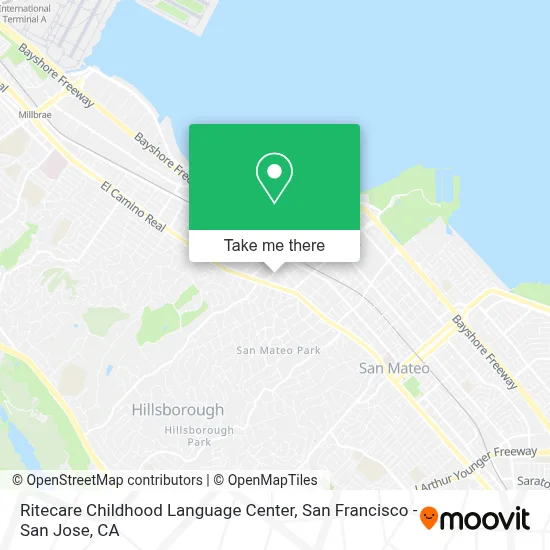 Ritecare Childhood Language Center map