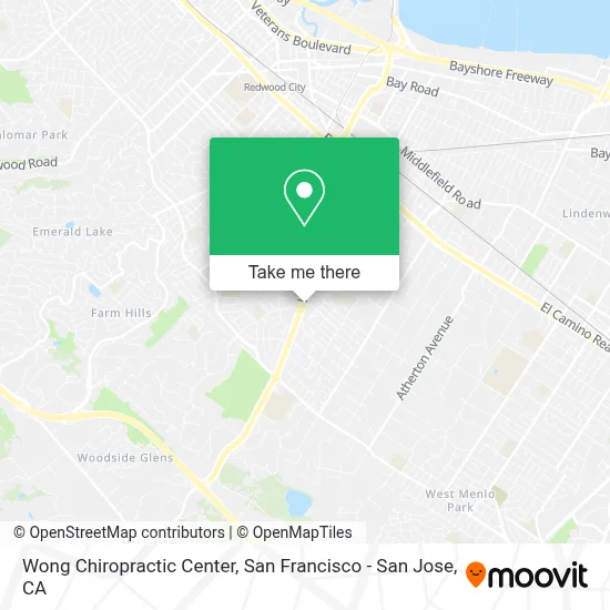 Wong Chiropractic Center map