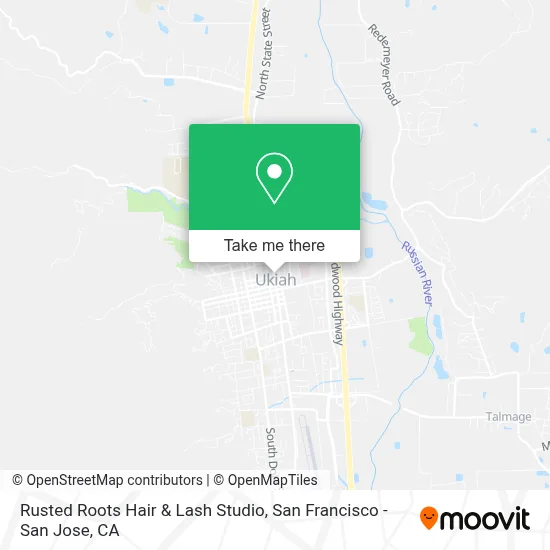 Rusted Roots Hair & Lash Studio map