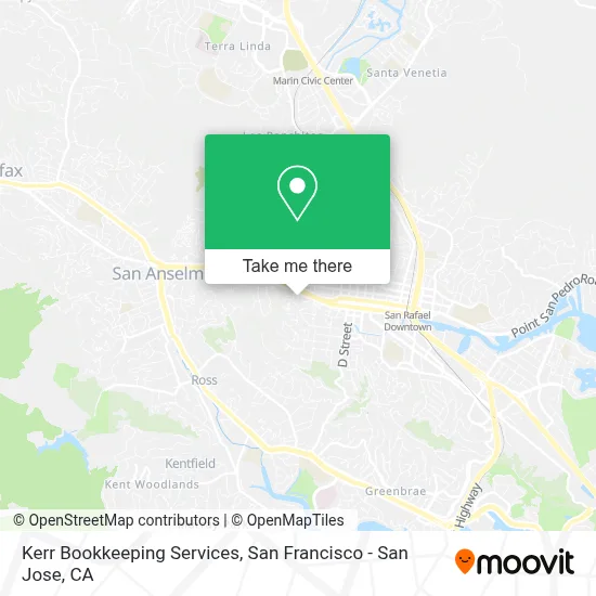 Kerr Bookkeeping Services map