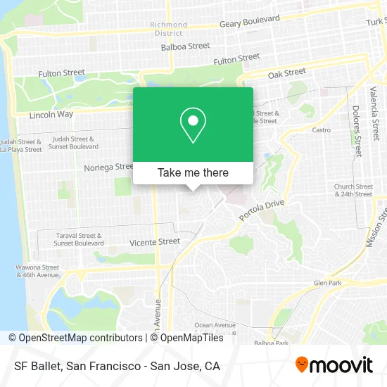 SF Ballet map