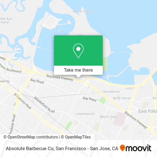 Absolute Barbecue Co map