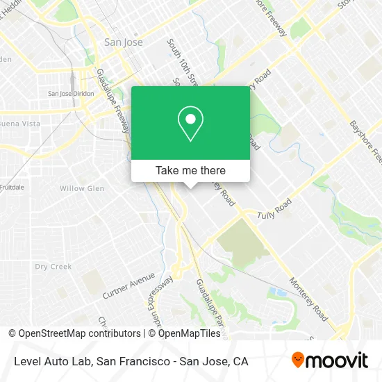 Level Auto Lab map