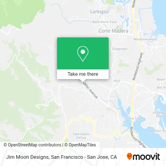 Jim Moon Designs map