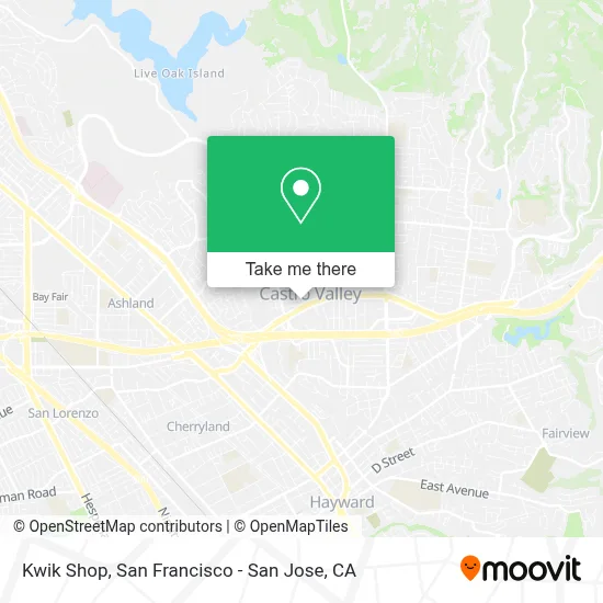Kwik Shop map