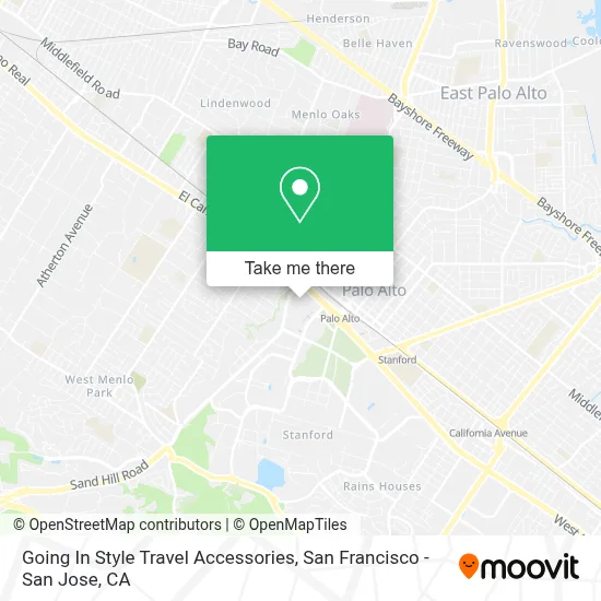 Going In Style Travel Accessories map