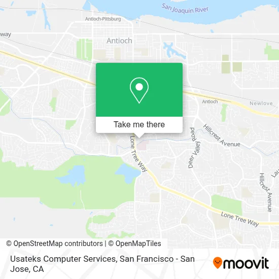Usateks Computer Services map