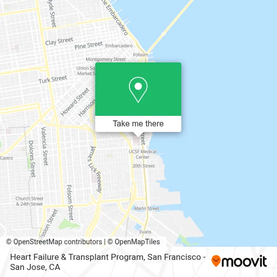 Heart Failure & Transplant Program map