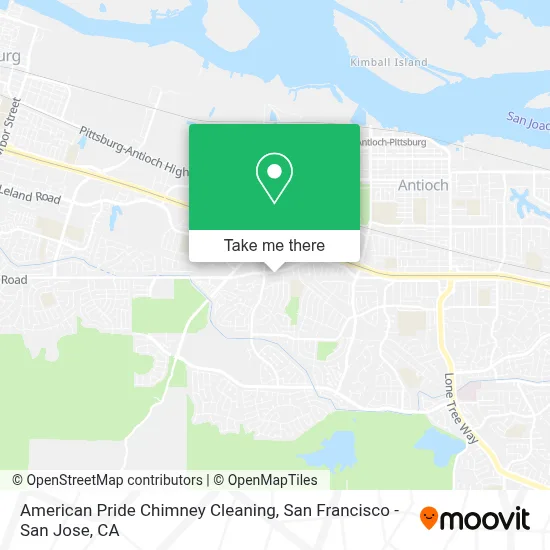 American Pride Chimney Cleaning map