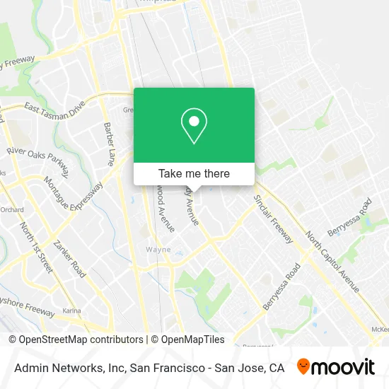 Admin Networks, Inc map