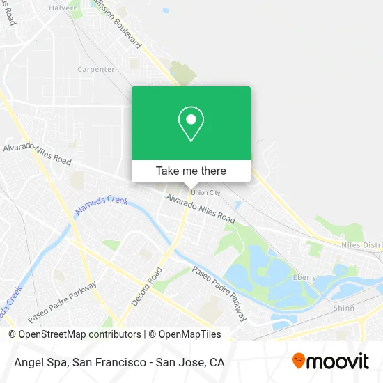 Angel Spa map