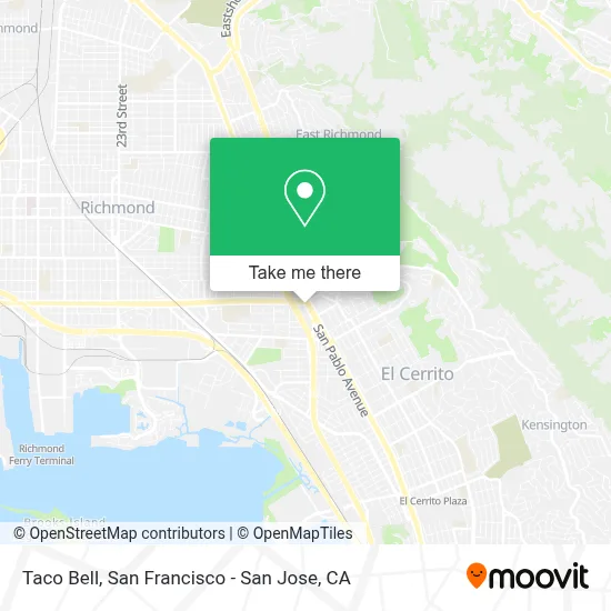 Taco Bell map