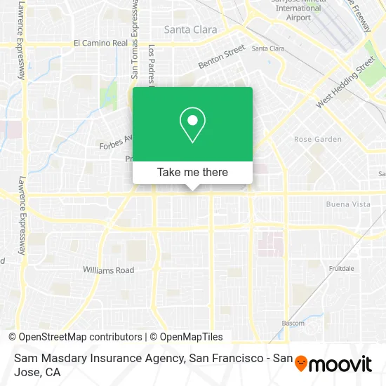 Sam Masdary Insurance Agency map