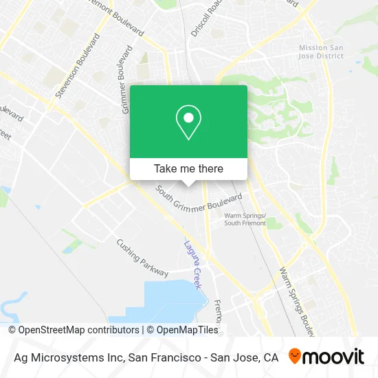 Ag Microsystems Inc map