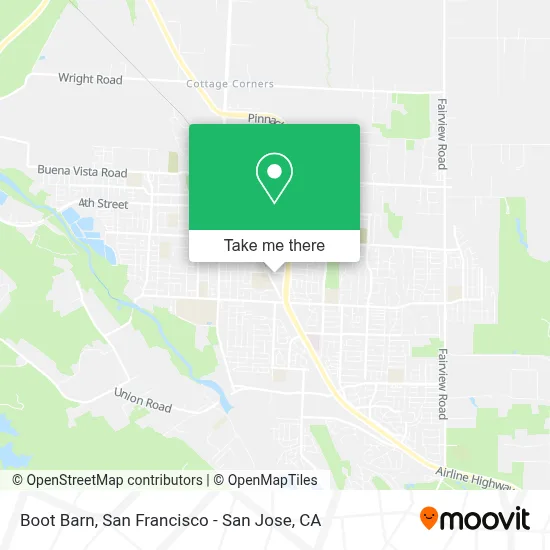 Boot Barn map
