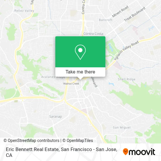 Eric Bennett Real Estate map