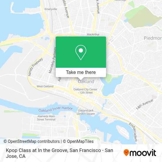 Kpop Class at In the Groove map