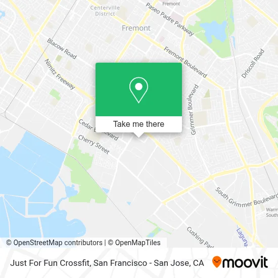 Just For Fun Crossfit map