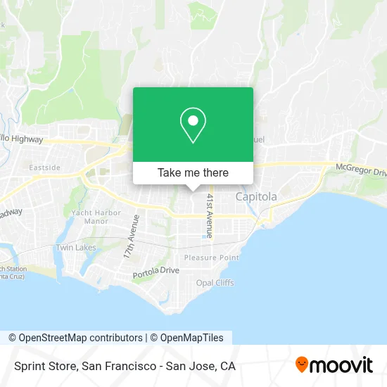 Sprint Store map