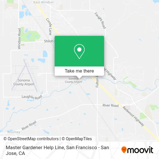Master Gardener Help Line map