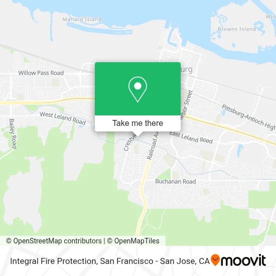 Integral Fire Protection map