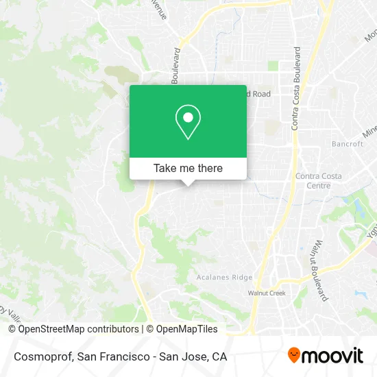 Cosmoprof map