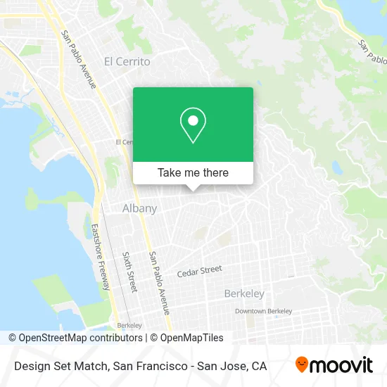 Design Set Match map