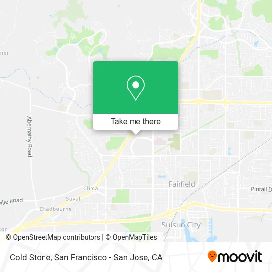 Cold Stone map
