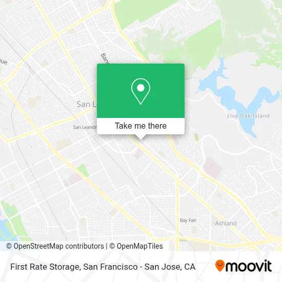 First Rate Storage map