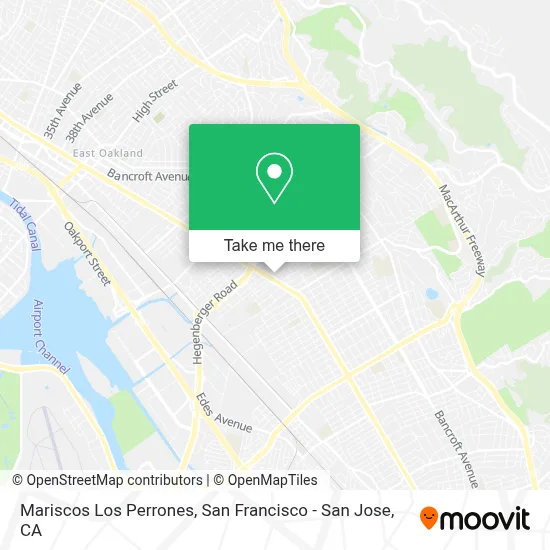 Mariscos Los Perrones map