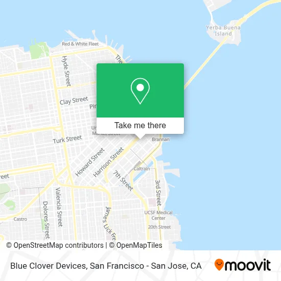 Blue Clover Devices map