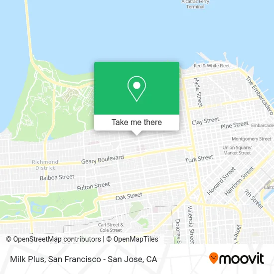 Milk Plus map