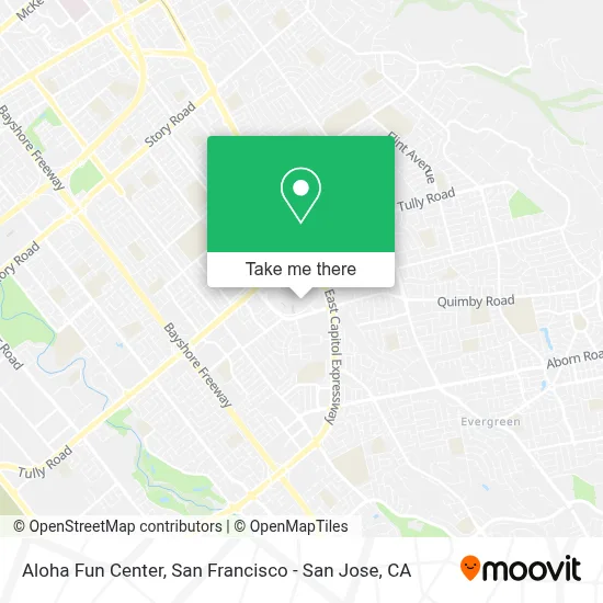 Aloha Fun Center map