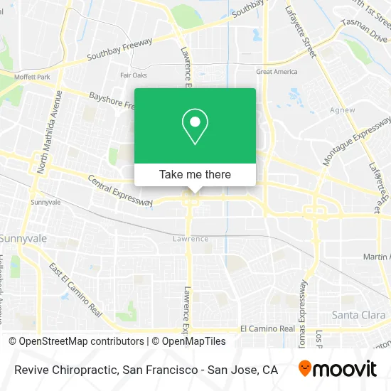 Revive Chiropractic map
