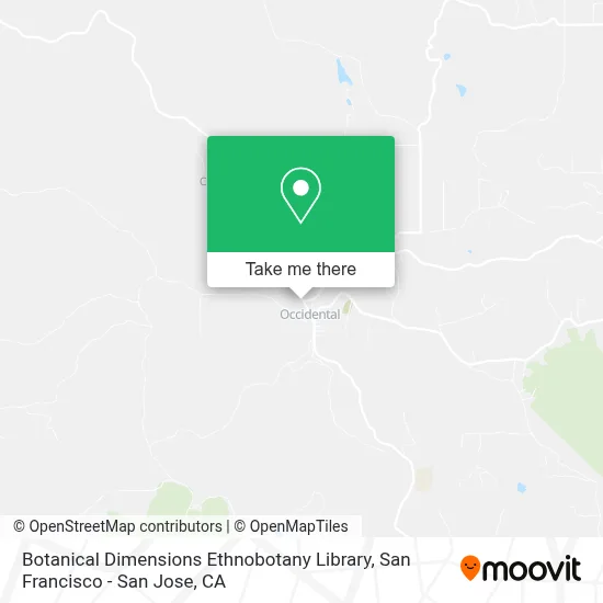 Botanical Dimensions Ethnobotany Library map