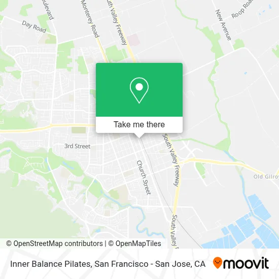 Inner Balance Pilates map