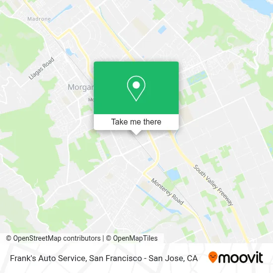 Frank's Auto Service map