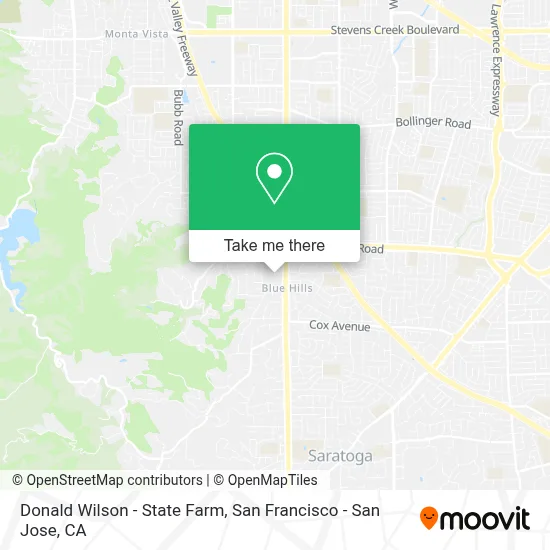 Donald Wilson - State Farm map