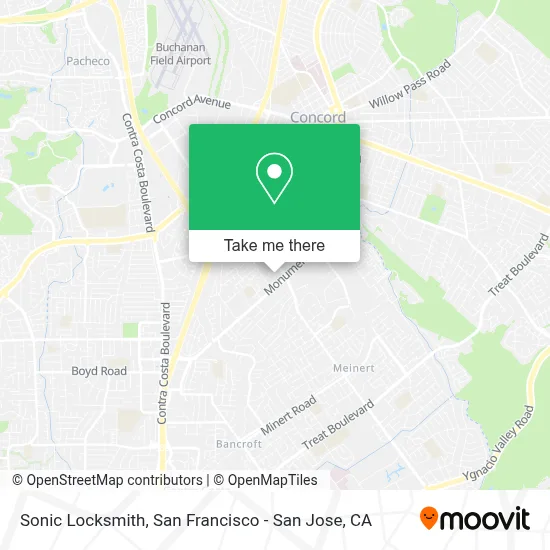 Sonic Locksmith map