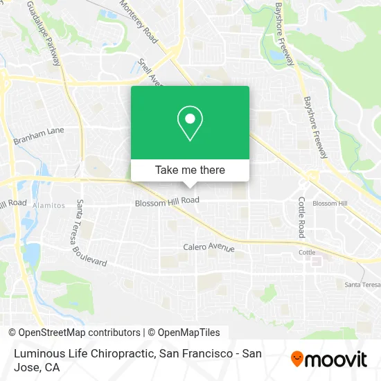 Luminous Life Chiropractic map