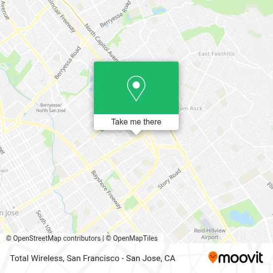 Total Wireless map