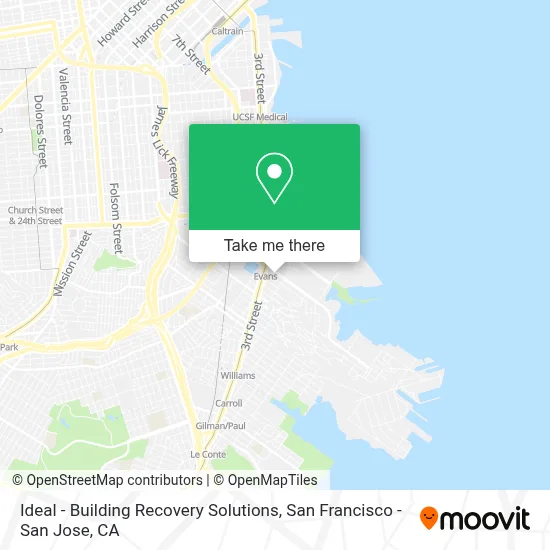 Ideal - Building Recovery Solutions map
