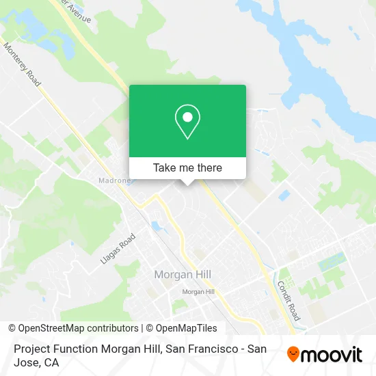 Project Function Morgan Hill map