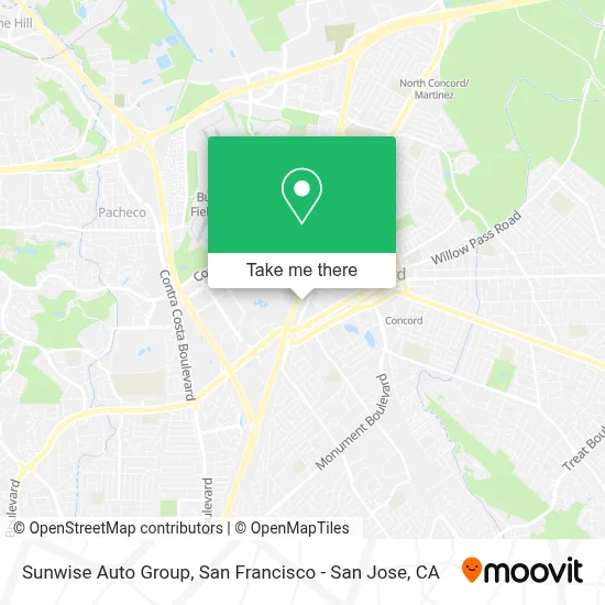 Sunwise Auto Group map