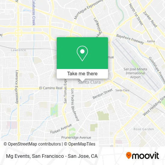 Mg Events map