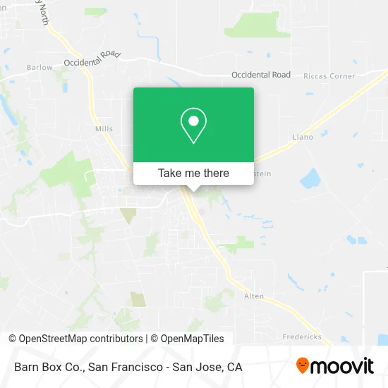 Barn Box Co. map