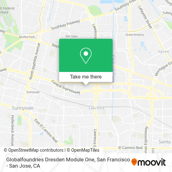 Globalfoundries Dresden Module One map