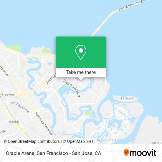 Oracle Arena map